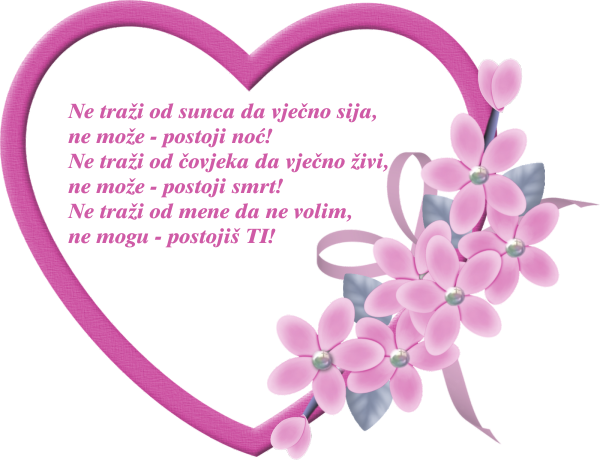 Stihovi valentinovo ljubavni Najljepši ljubavni