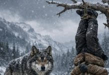 Krivolovci su obesili šumara naglavačke o drvo i, odlazeći, smejali se: „Uživaj u vremenu.“ Ali kada je na njegove krike iz dubine šume dotrčao vuk, predator je učinio nešto zbog čega je šumar zamalo izgubio svest.