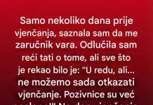 Na dan vjenčanja izabrala sam druga vrata i započela novi život
