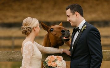 Tokom svadbenog fotografisanja, moj konj je iznenada počeo da rže kad je video mog verenika, a zatim ga je ugrizao — tek kasnije sam shvatila zašto…