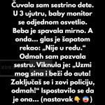 “Čuvala sam sestrino dete. U 3 ujutru, baby monitor se odjednom upalio…” “Čuvala sam sestrino dete. U 3 ujutru, baby monitor se odjednom upalio…” - featured image
