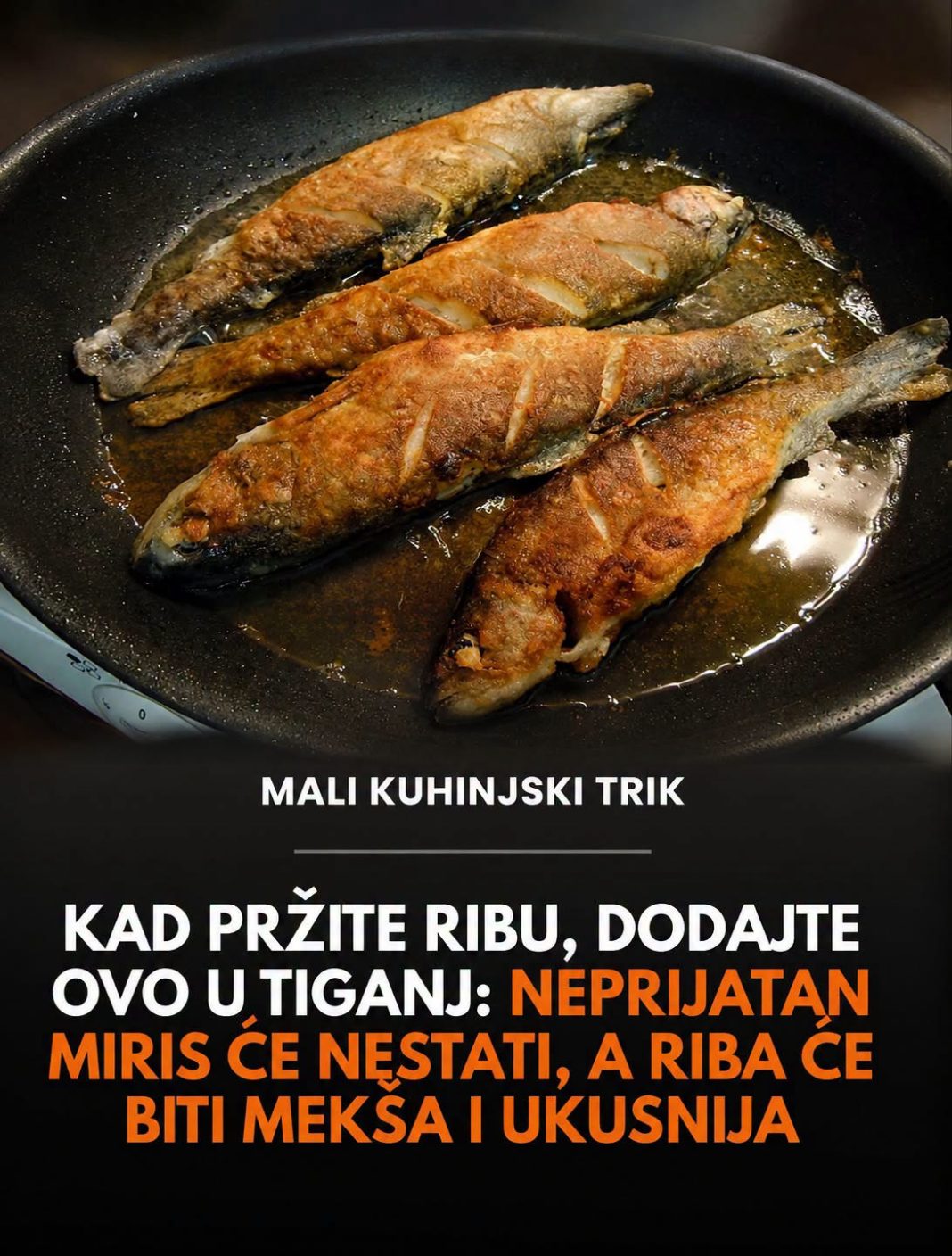 Kad pržite ribu, dodajte ovo u tiganj: Neprijatan miris će nestati, a riba će biti mekša i ukusnija… - featured image Kad pržite ribu, dodajte ovo u tiganj: Neprijatan miris će nestati, a riba će biti mekša i ukusnija… - featured image
