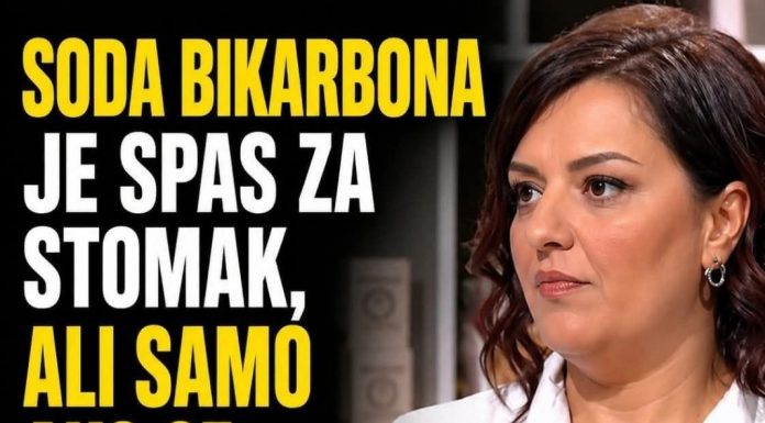 SODA BIKARBONA JE SPAS ZA STOMAK, ALI SAMO AKO SE KORISTI OVAKO: Dr Sanja otkrila jedini ispravan način SODA BIKARBONA JE SPAS ZA STOMAK, ALI SAMO AKO SE KORISTI OVAKO: Dr Sanja otkrila jedini ispravan način - featured image