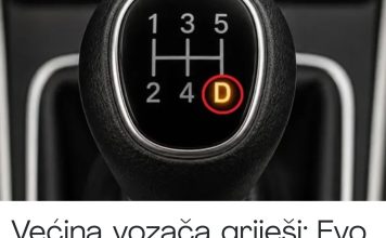 Većina vozača griješi: Evo šta znači slovo D na automobilu sa manuelnim mjenjačem Većina vozača griješi: Evo šta znači slovo D na automobilu sa manuelnim mjenjačem - featured image