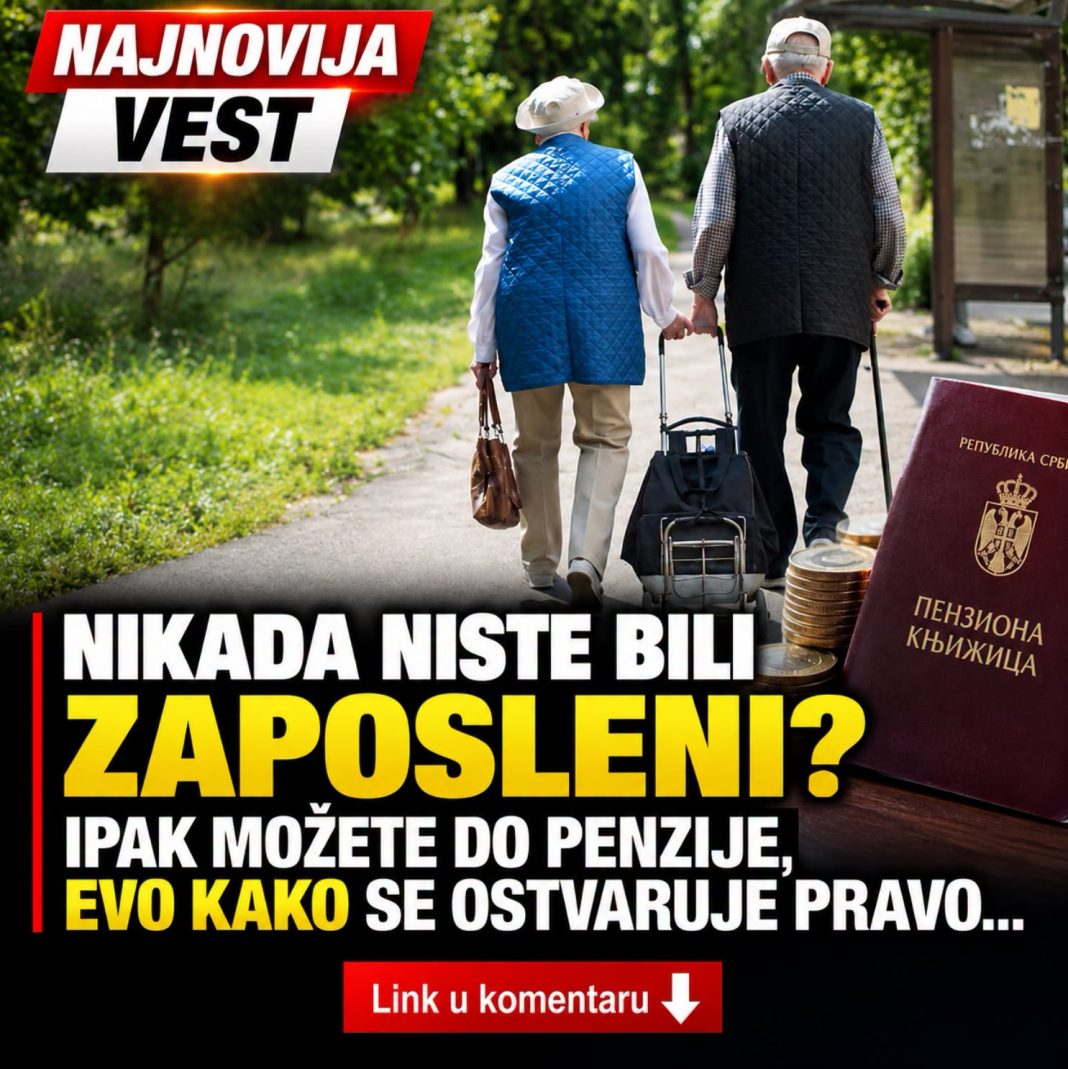 Nikada niste bili zaposleni? Ipak možete do penzije, evo kako se ostvaruje pravo - featured image