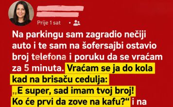 Na parkingu mi je nepoznata žena ostavila poruku Na parkingu mi je nepoznata žena ostavila poruku - featured image