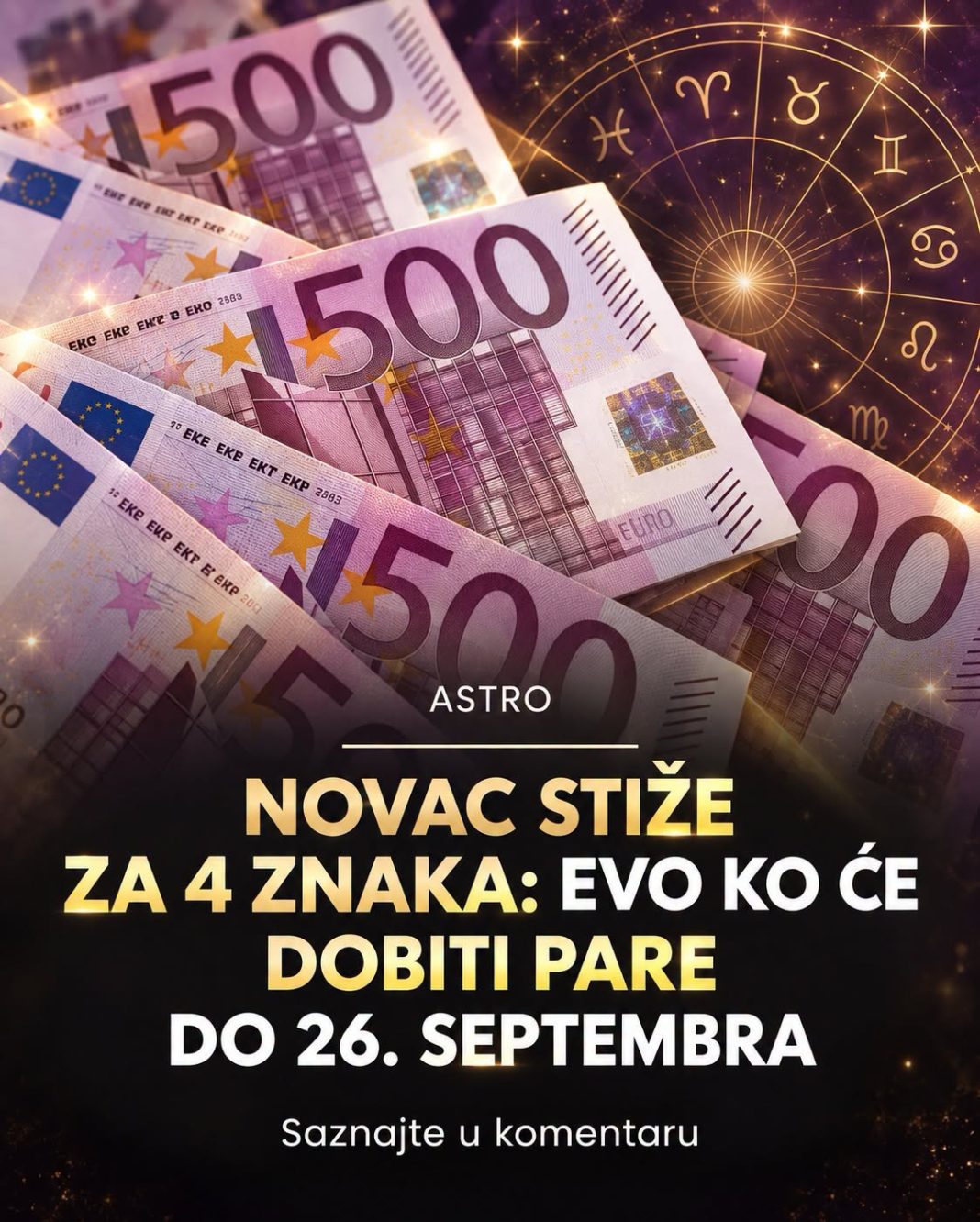 Pripremite novčanike: Za ova 3 znaka do kraja mjeseca otvara se zlatni kanal, novac samo pristiže - featured image Pripremite novčanike: Za ova 3 znaka do kraja mjeseca otvara se zlatni kanal, novac samo pristiže - featured image