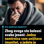 Zbog ovoga ste bolesni svake jeseni: Jedna namirnica vam uništava imunitet, a jedete je svaki dan! Zbog ovoga ste bolesni svake jeseni: Jedna namirnica vam uništava imunitet, a jedete je svaki dan! - featured image