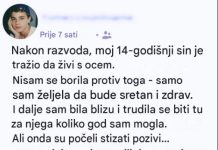 Pustila je sina da živi sa ocem, a onda shvatila da mu je hitno potrebna pomoć: Tišina četrnaestogodišnjaka skrivala je bolnu istinu Pustila je sina da živi sa ocem, a onda shvatila da mu je hitno potrebna pomoć: Tišina četrnaestogodišnjaka skrivala je bolnu istinu - featured image