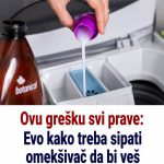 Evo kako treba sipati omekšivač da bi veš divno mirisao sedmicama, ovu grešku mnogi prave Evo kako treba sipati omekšivač da bi veš divno mirisao sedmicama, ovu grešku mnogi prave - featured image