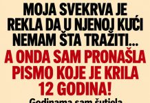 Svekrva me godinama odbacivala, a onda sam pronašla pismo koje je promijenilo sve Svekrva me godinama odbacivala, a onda sam pronašla pismo koje je promijenilo sve - featured image