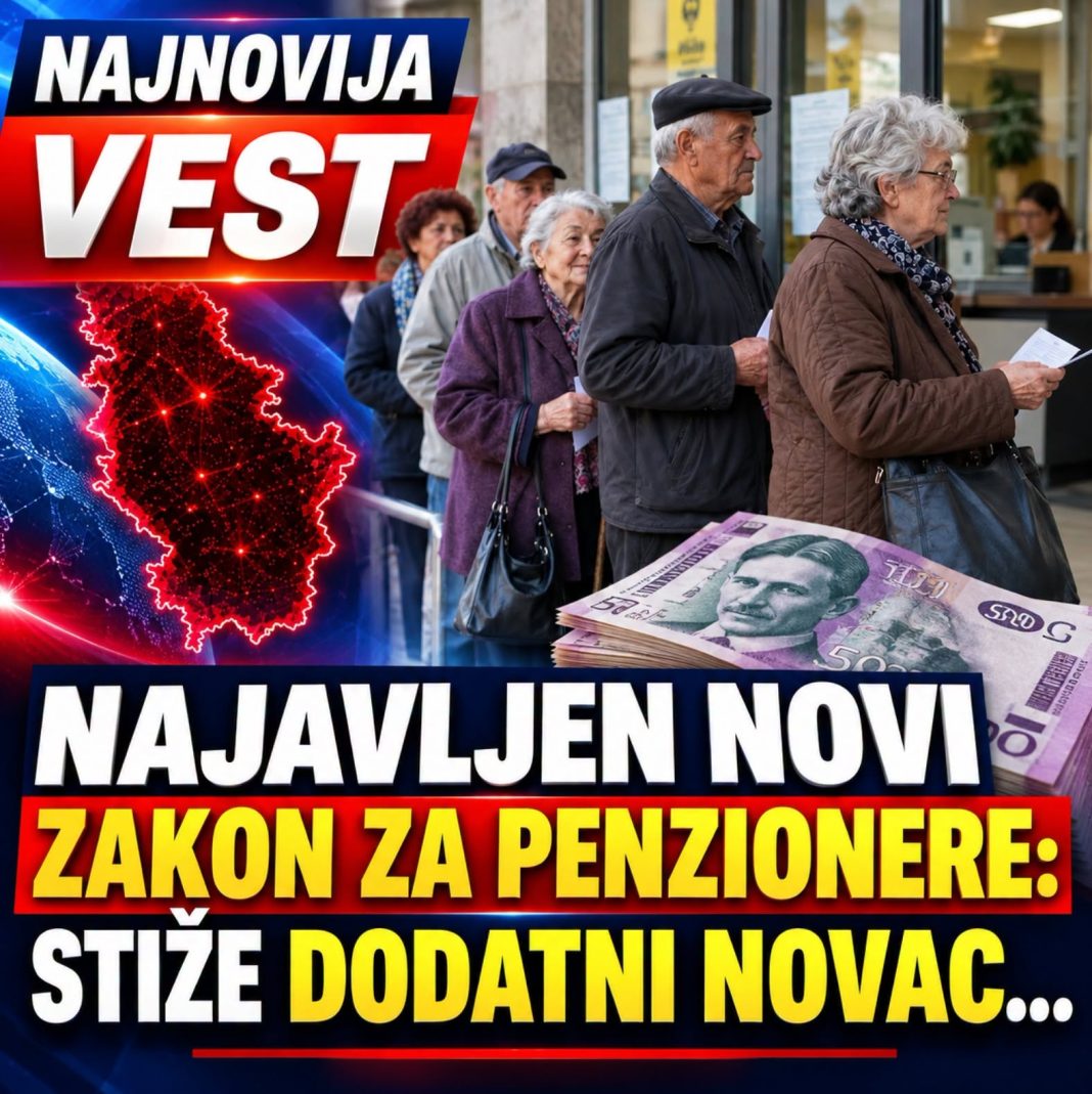 Najavljen novi zakon za penzionere: Stiže dodatni novac, a penzije će uskoro biti 800 evra - featured image