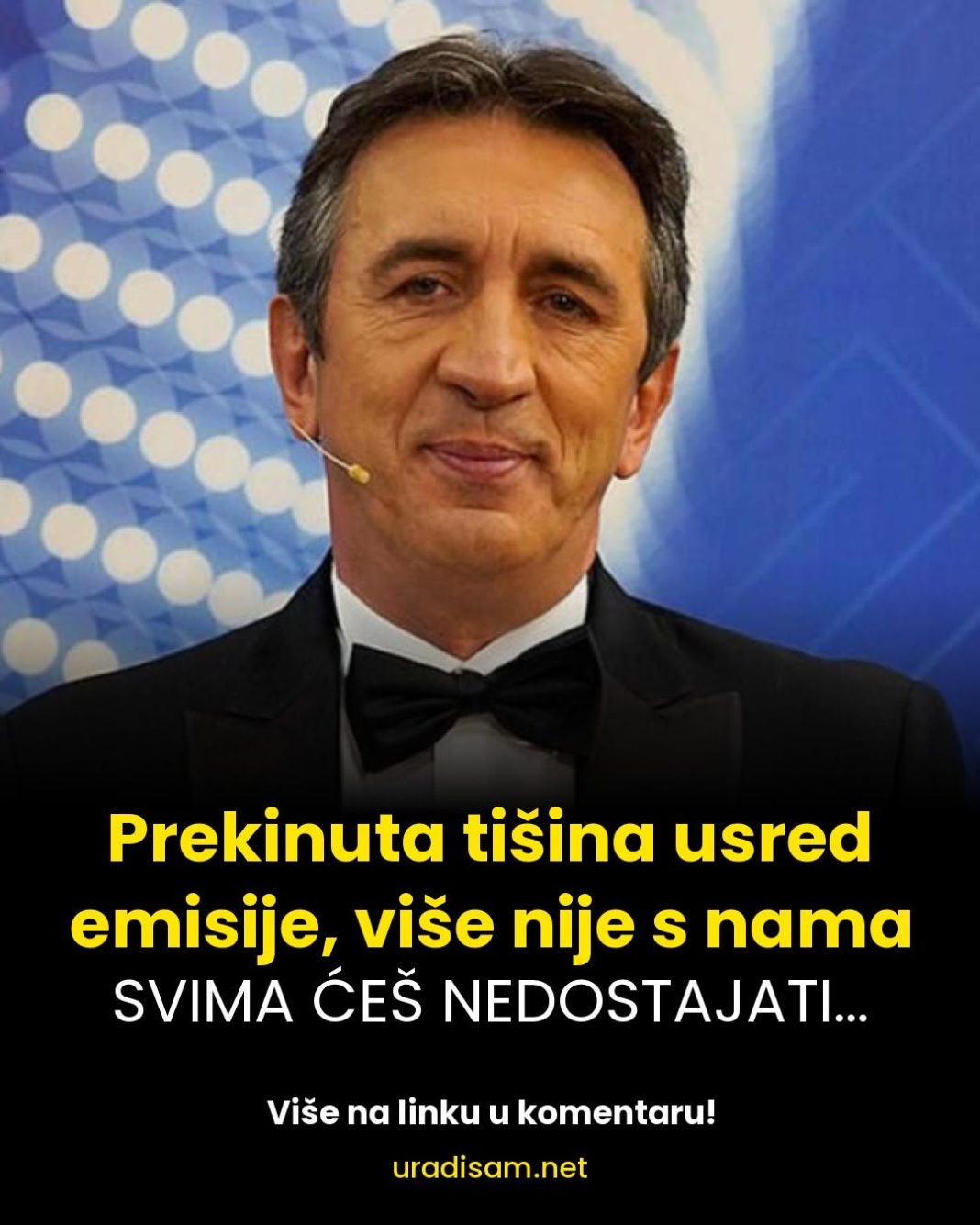 Prekinuta tišina usred emisije, više nije s nama: SVIMA ĆEŠ NEDOSTAJATI… - featured image