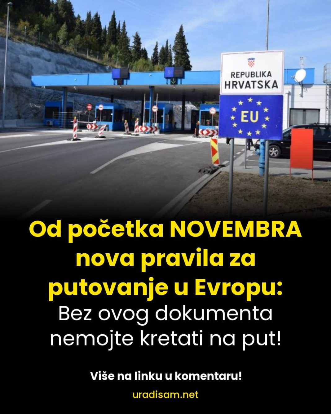 Od početka NOVEMBRA nova pravila za putovanje u Evropu: Bez ovog dokumenta nemojte kretati na put! - featured image