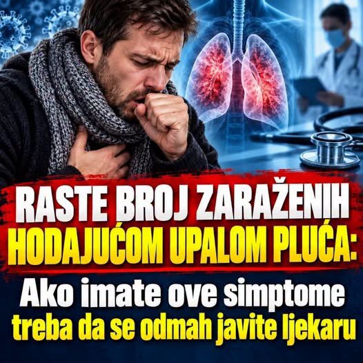 Hodajuća upala pluća: Simptomi koje ne treba zanemariti i kada se javiti lekaru - featured image Hodajuća upala pluća: Simptomi koje ne treba zanemariti i kada se javiti lekaru - featured image