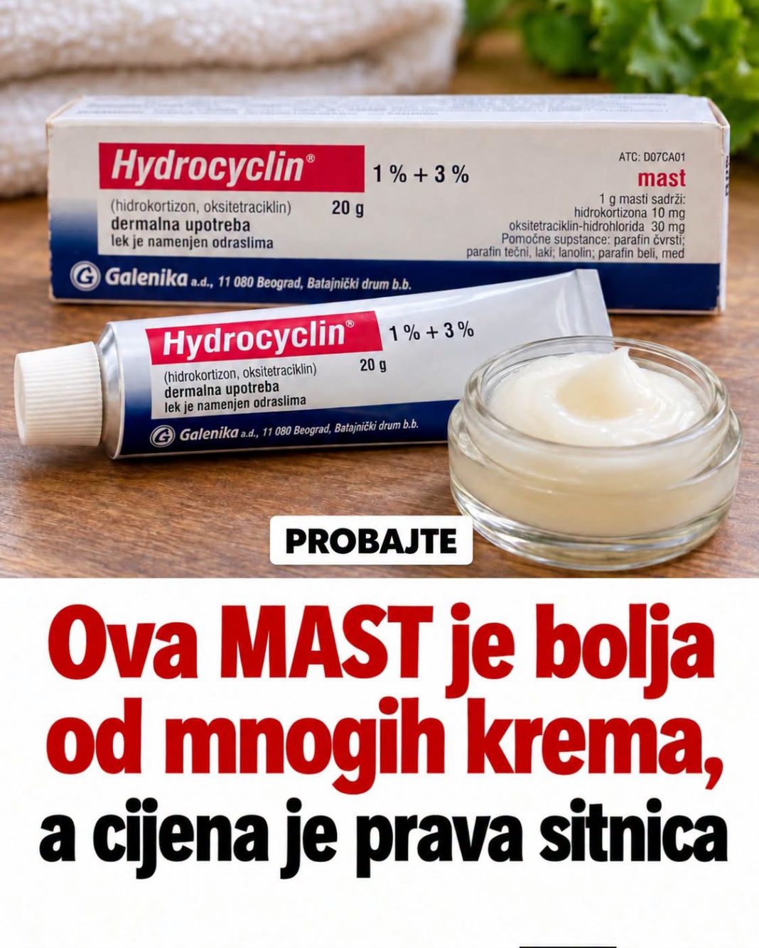 Ova MAST je bolja od mnogih krema, a cijena je prava sitnica! Evo šta sve liječi! - featured image